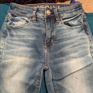super stretch american eagle jeans